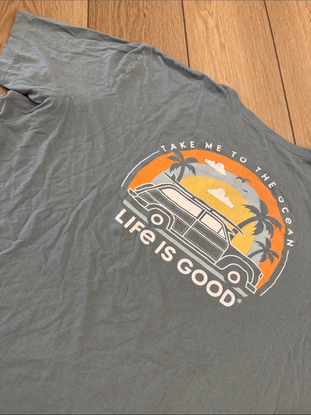 Life is Good Crusher-Lite Shirt Sz XXXL Take me to the Ocean